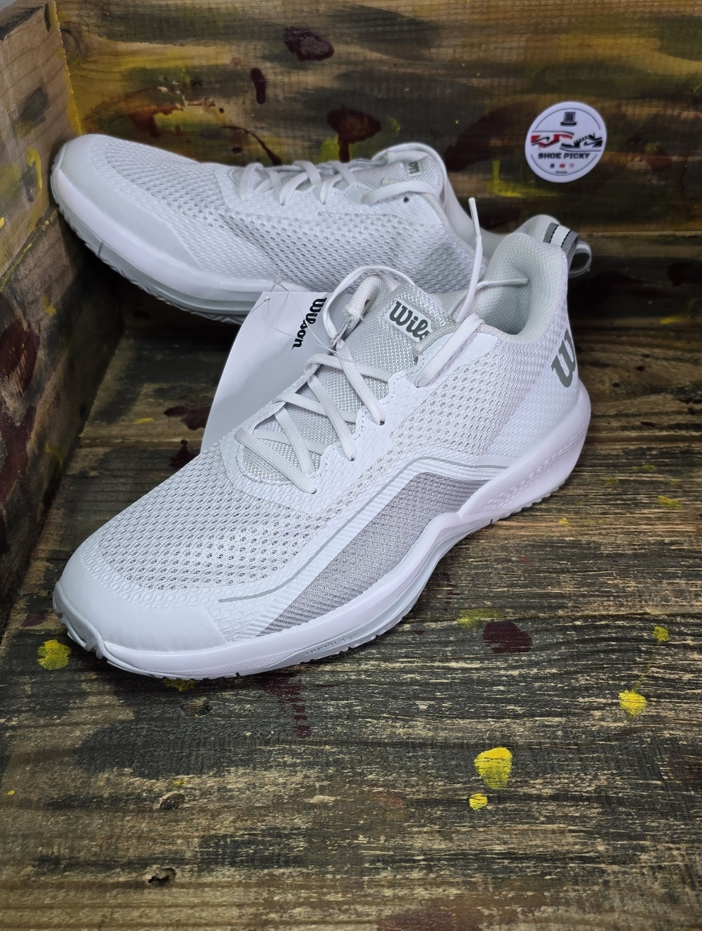 Wilson Rush Pro Lite Womens Size‎ 10.5 (Men 9) White Tennis Pickleball Shoes New